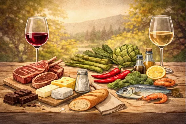 Tannins and food: pairings that soften or highlight astringency