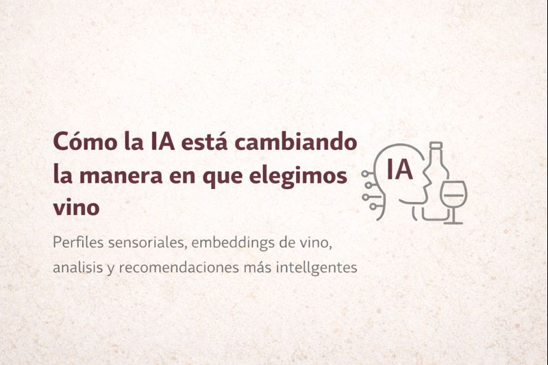 Cómo la inteligencia artificial está transformando la forma en la que elegimos vino