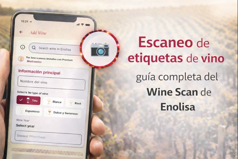 Guía completa del escaneo de etiquetas de vino de Enolisa