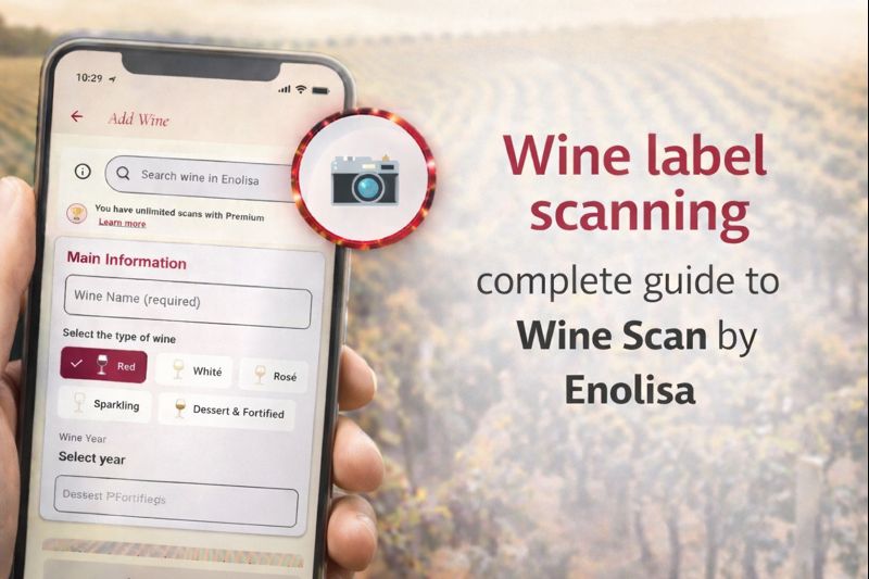 Wine label scanning: complete guide to Enolisa’s label scan