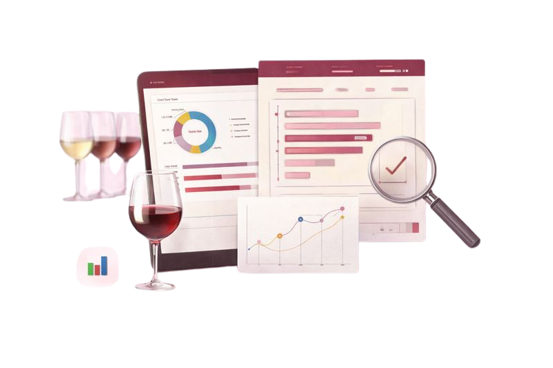 Preference analytics in Enolisa - Your cellar statistics